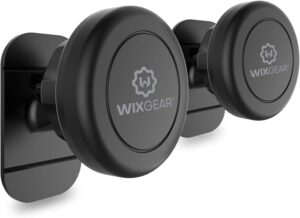 WixGear Magnetic Car Mount [2-Pack] – Universal Stick-On Dashboard