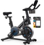 MERACH Exercise Bike, Brake Pad Stationary Bike with Exclusive App