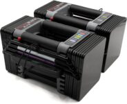 PowerBlock Elite EXP Adjustable Dumbbells, Sold in Pairs, Stage 1, 5-50 lb. Dumbbells