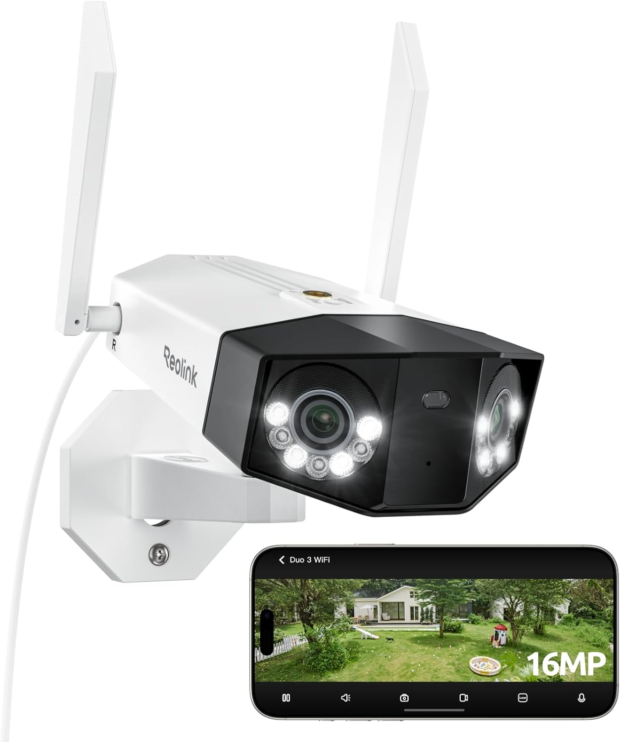 REOLINK Duo 3 WiFi 16MP Ultra-Wide Security Camera