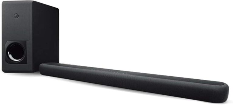 Yamaha Audio YAS-209BL Sound Bar with Wireless Subwoofer, Bluetooth, and Alexa Voice