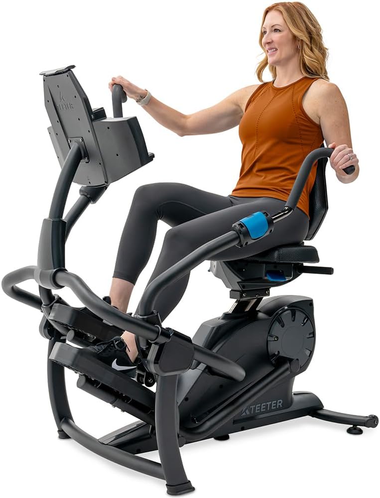 Teeter FreeStep Recumbent Cross Trainer Stepper, Zero-Impact