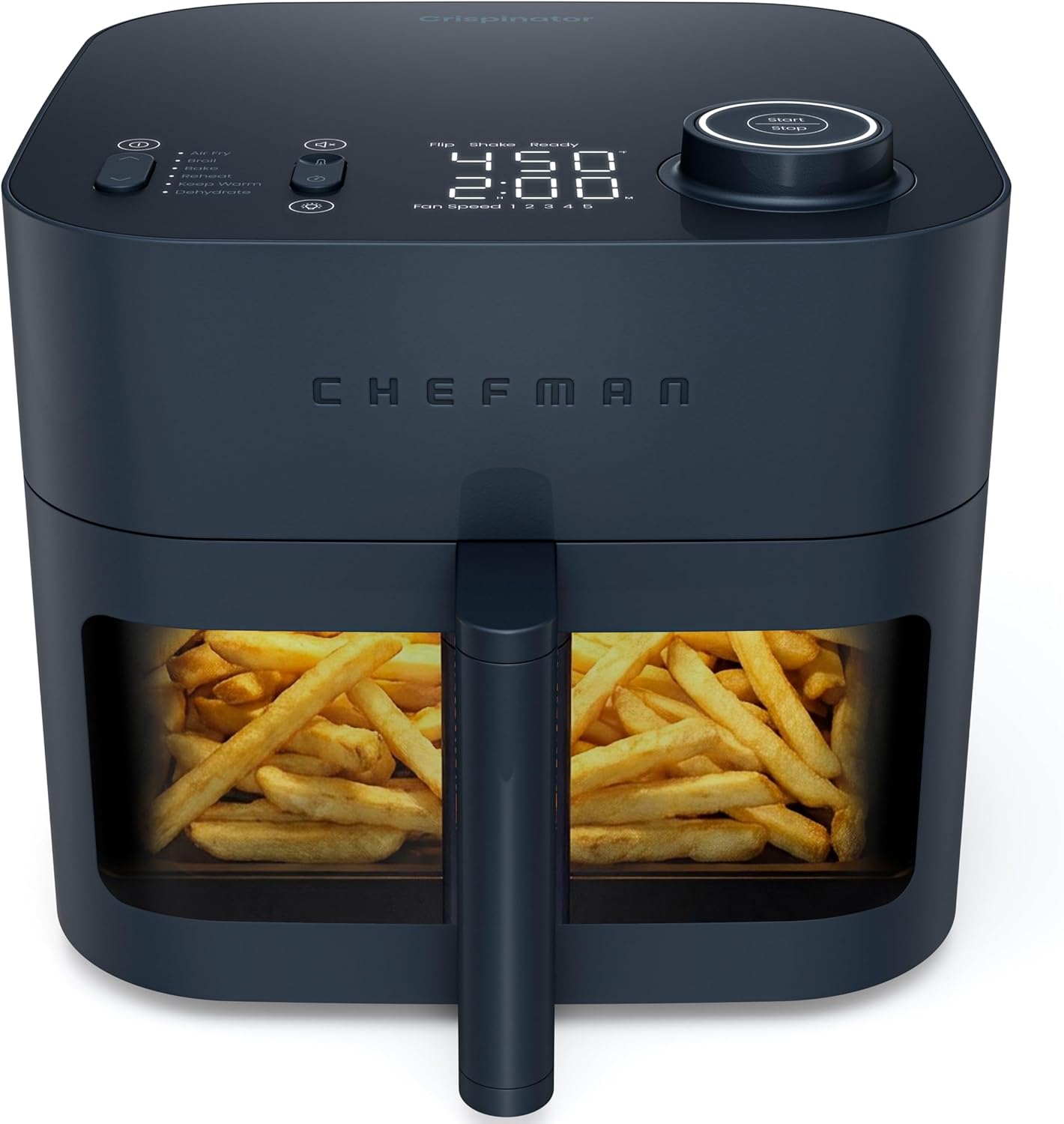 Chefman Crispinator 8 Qt 6-in-1 Air Fryer with Viewing Window