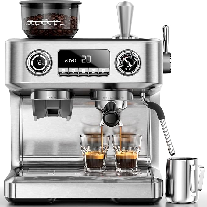 Kismile 20-Bar Dual Boiler Espresso Machine