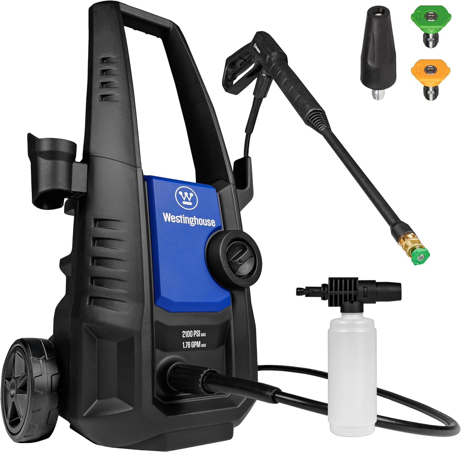 Westinghouse ePX3050 Electric Pressure Washer, 2100 Max PSI with Foam Cannon