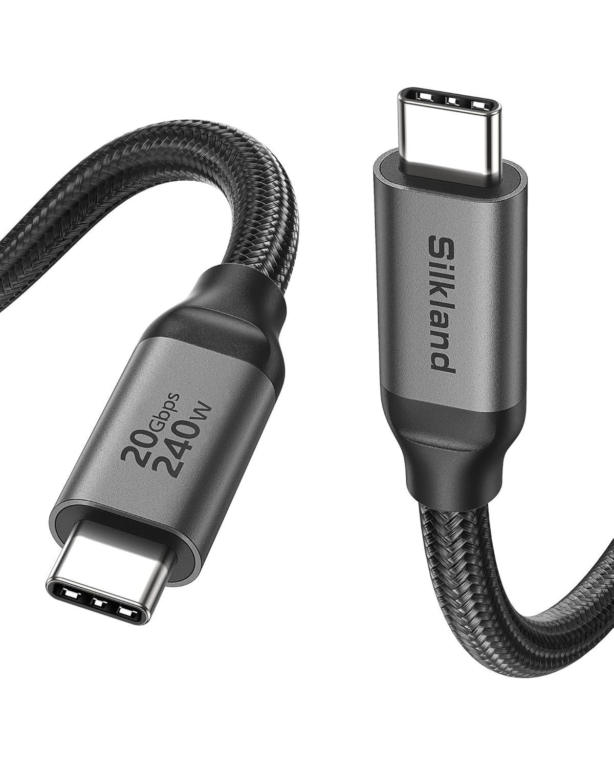 Silkland USB-C Cable (3.3ft, 240W, 20Gbps)