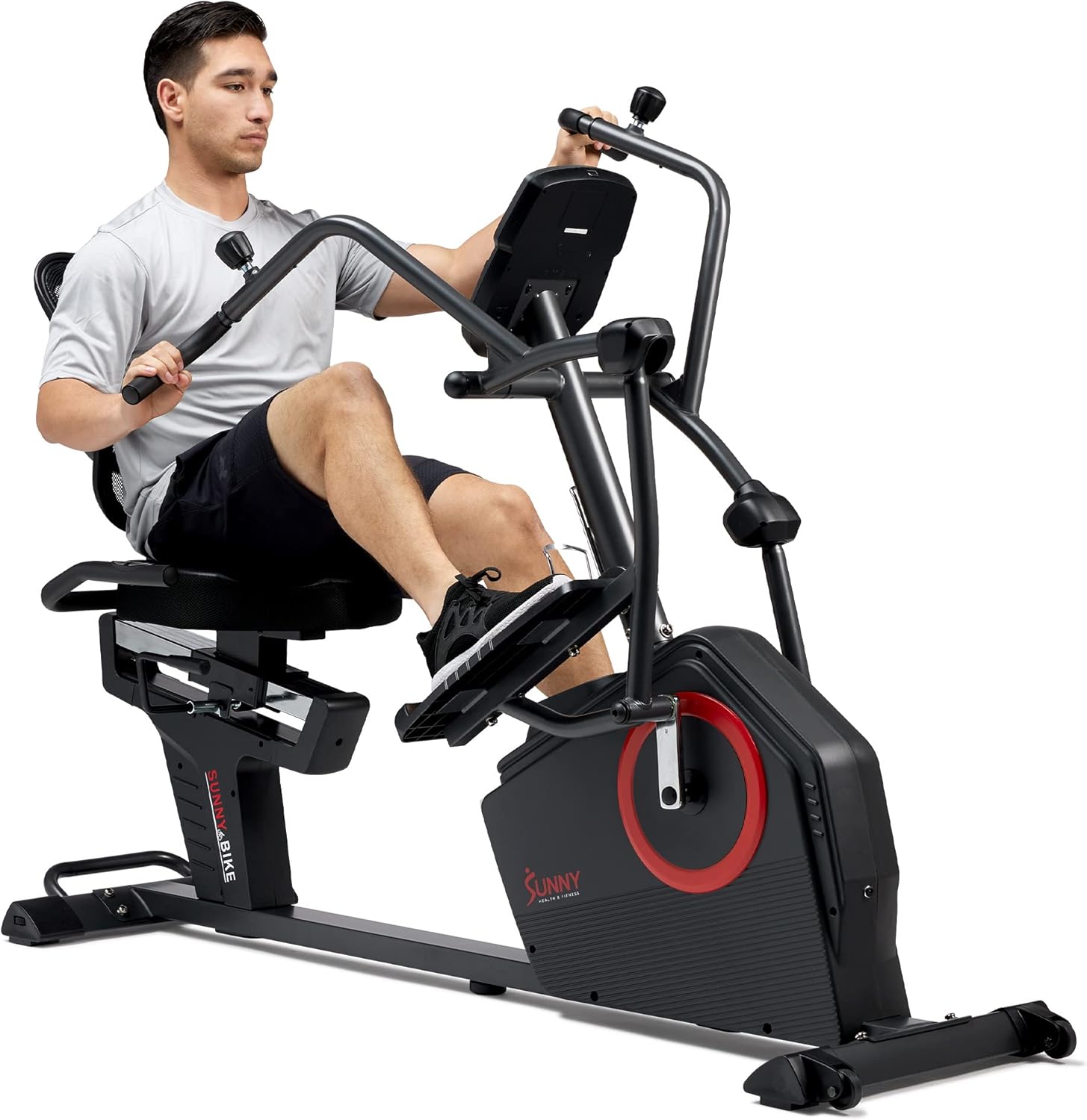 Sunny Health & Fitness Elite Recumbent Cross Trainer & Elliptical Machine