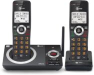 AT&T CL82219 DECT 6.0 2-Handset Cordless Phone for Home with Answering Machine