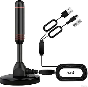 Indoor TV Antenna for Smart TV, Long Range HDTV Antenna