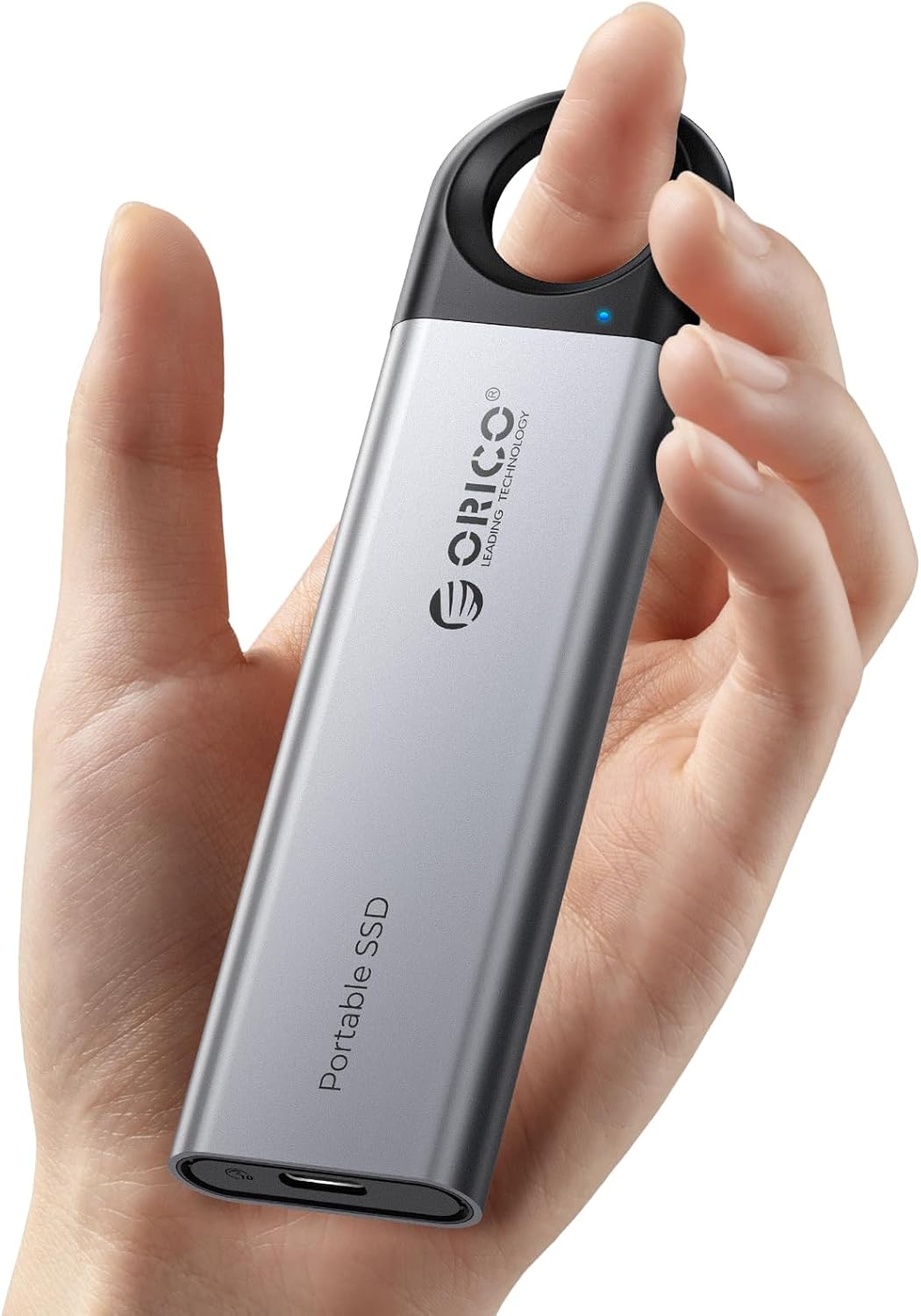 ORICO 1TB Portable SSD with 1050MB/s Speed, Hook Design and USB-C & USB-A Cable