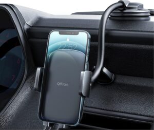 Qifutan Cell Phone Holder for Car Phone Mount Long Arm Dashboard Car Phone Holder
