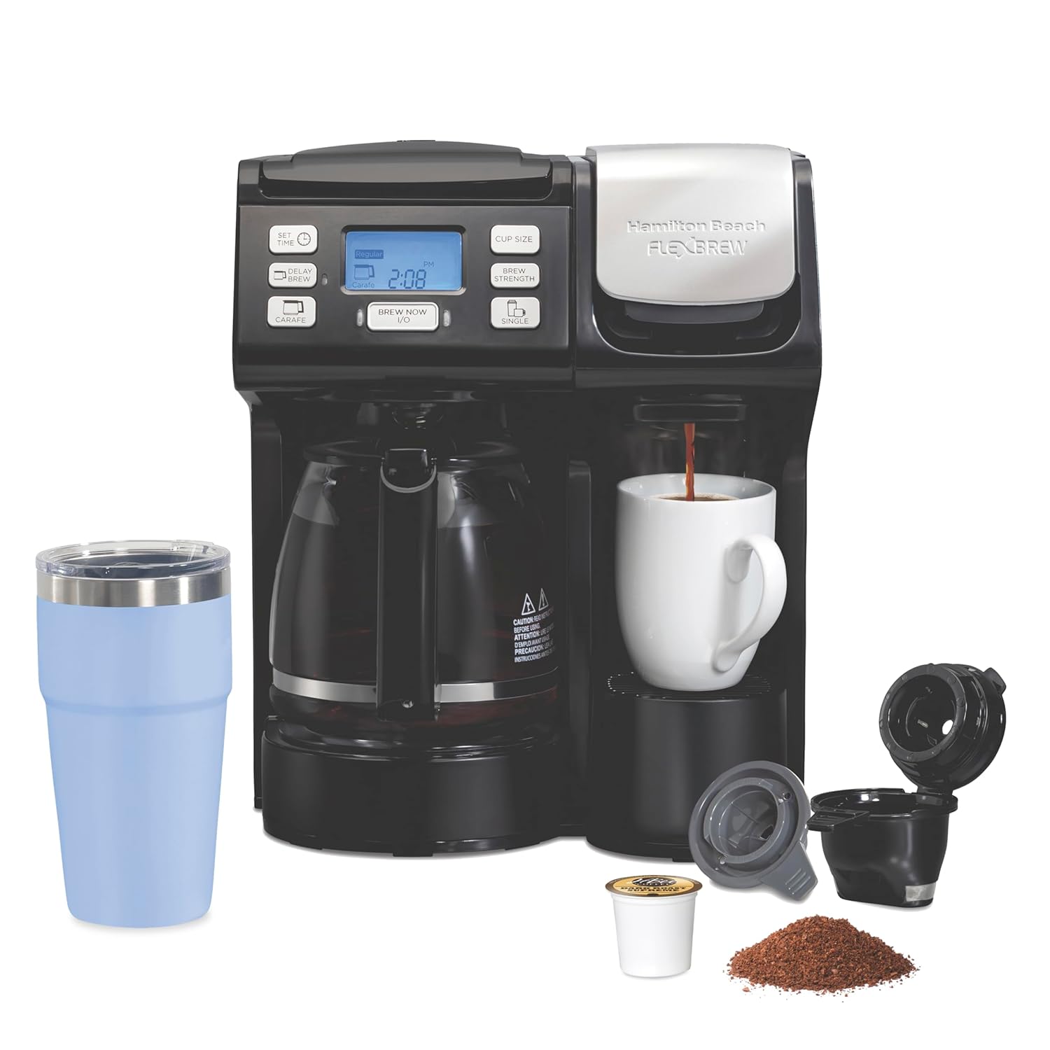 Hamilton Beach FlexBrew Trio 2-Way Coffee Maker (49902)