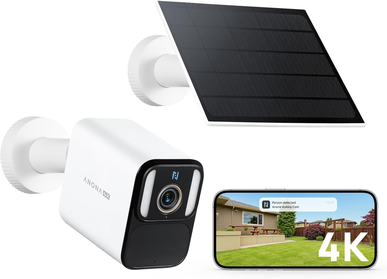 Anona Aurora 4K Solar Wireless Outdoor Security Camera