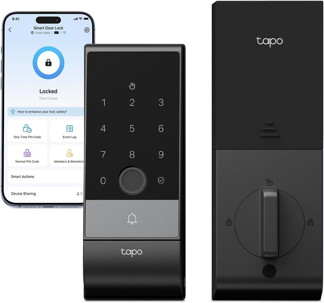 Tapo DL130 Smart Door Lock with Palm, Fingerprint & Wi-Fi