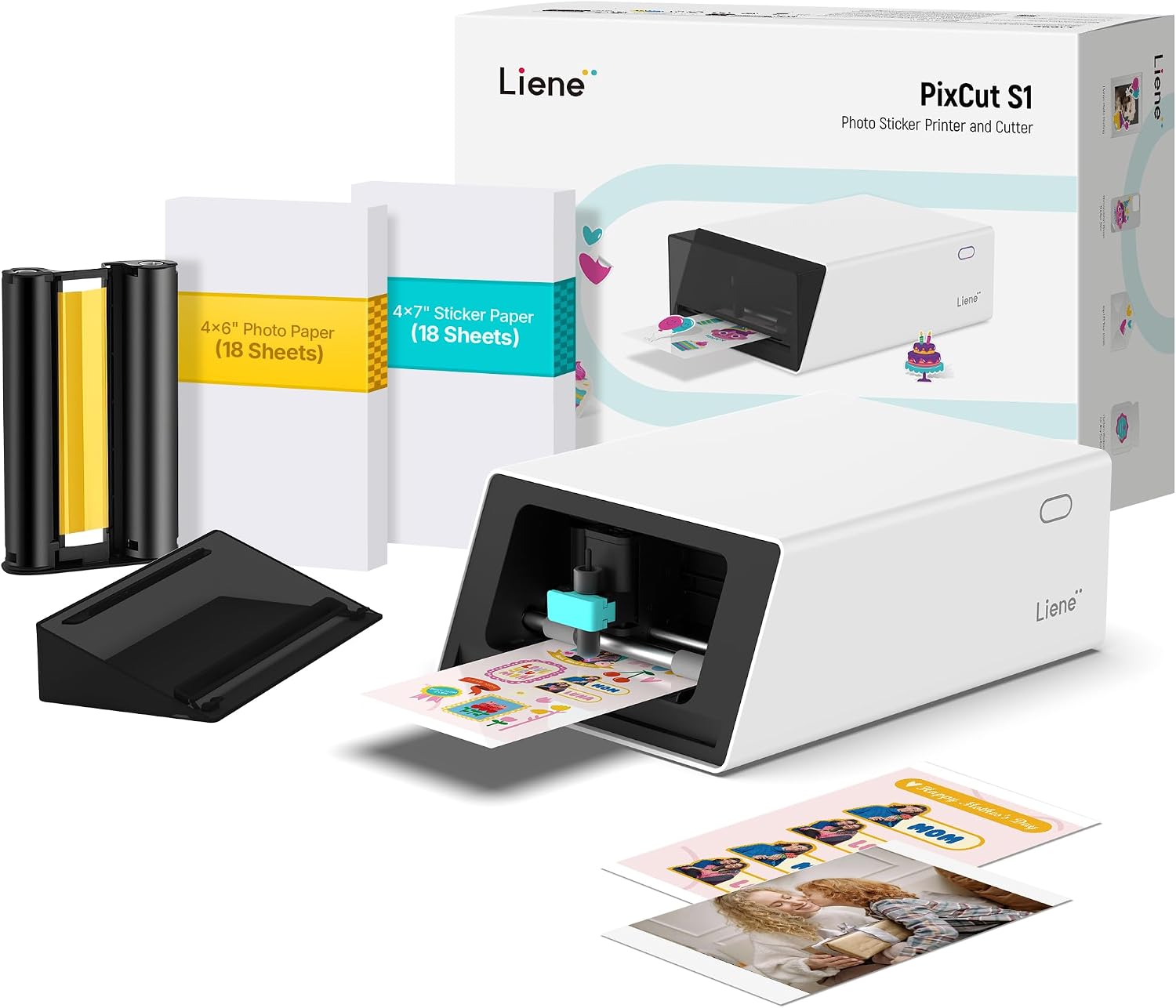 Liene PixCut S1 Sticker Printer & Cutting Machine