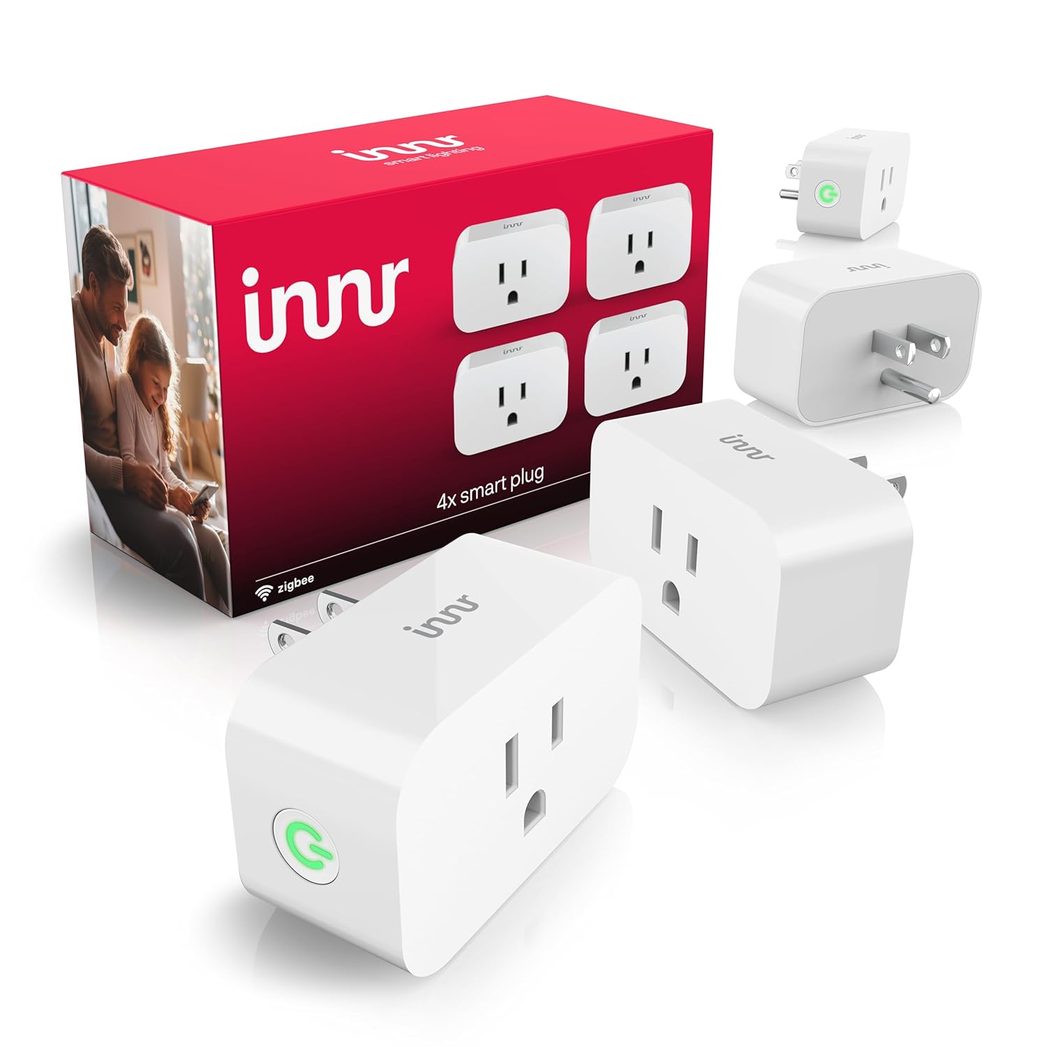 Innr Zigbee Smart Plug with Energy Monitoring (4-Pack)