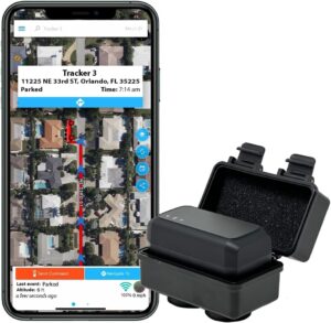 Optimus 3.0 GPS Tracker – Over 1 Month Battery – with Heavy Duty Waterproof Case