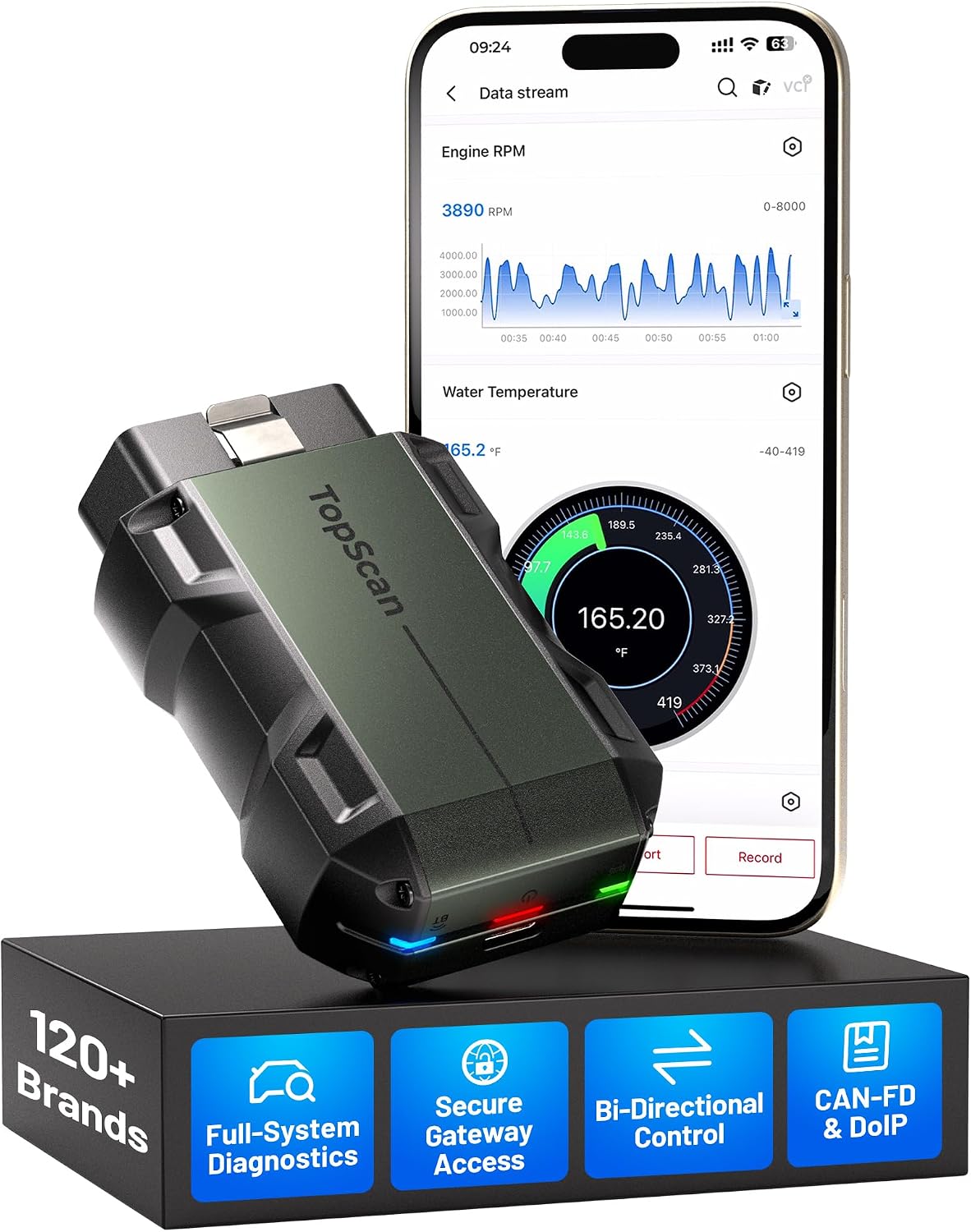 TOPDON Topscan Master OBD2 Scanner Bluetooth