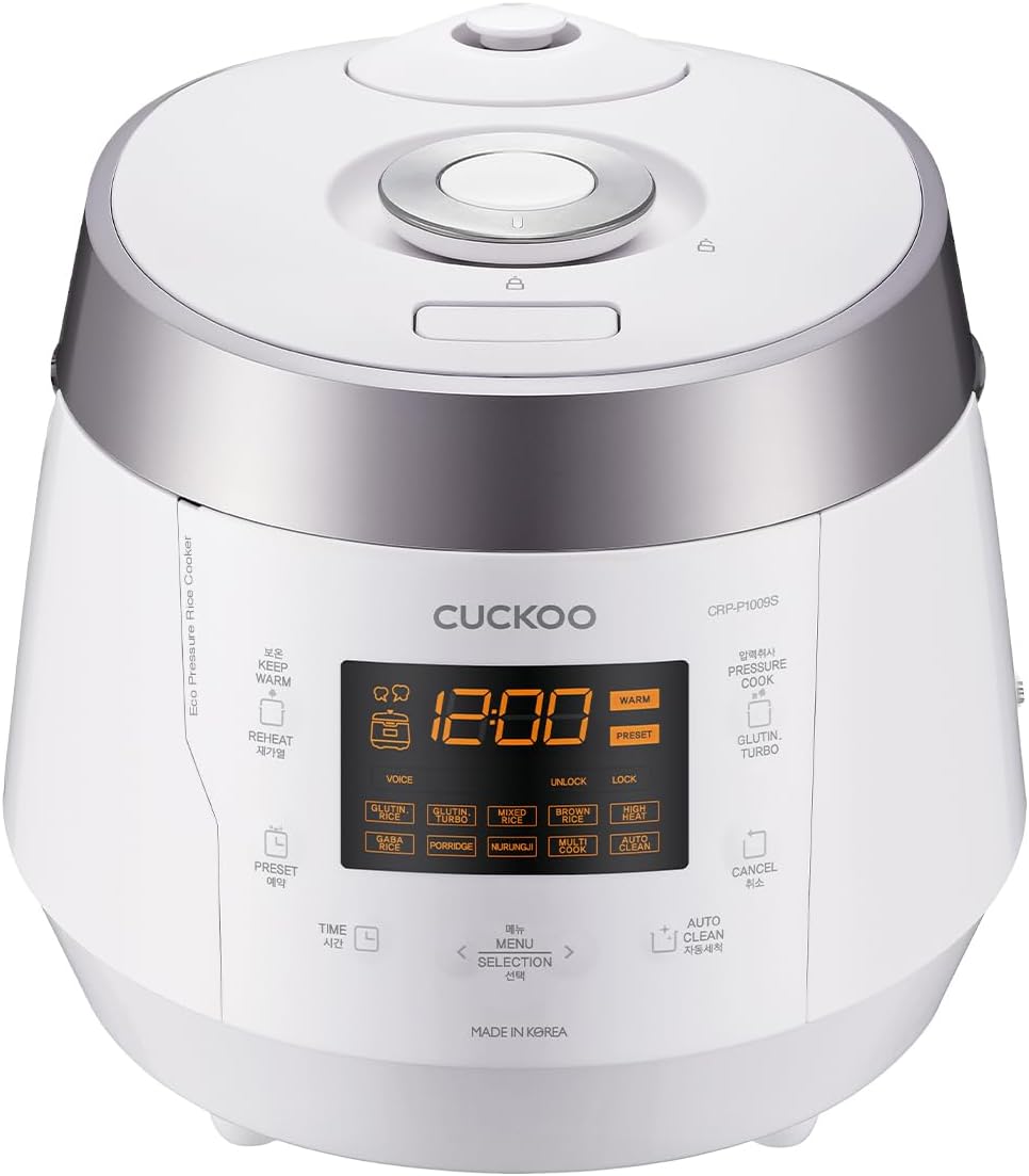 CUCKOO High Pressure Rice Cooker Family Size Smart Cooker