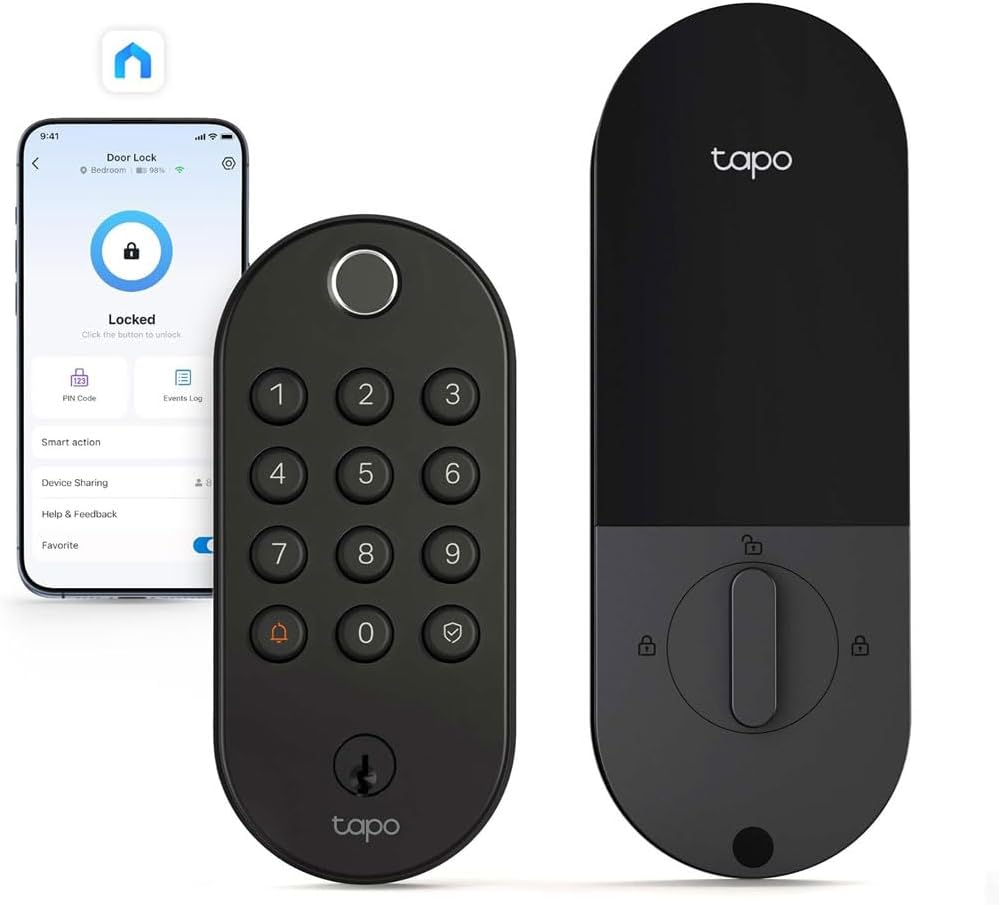 Tapo DL105 Smart Door Lock with Fingerprint & Wi-Fi