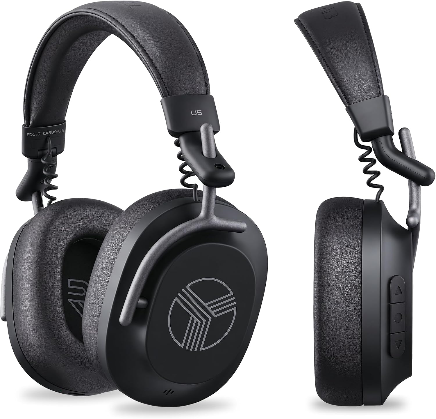 TREBLAB U5 Wireless Over-Ear Bluetooth Headphones with Hybrid ANC