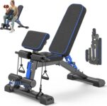 TXMO Adjustable Weight Bench – Foldable 800lbs Workout Bench