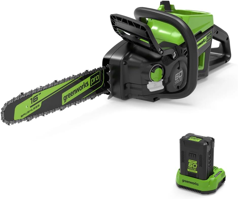 Greenworks 60V 18" Brushless Cordless Chainsaw