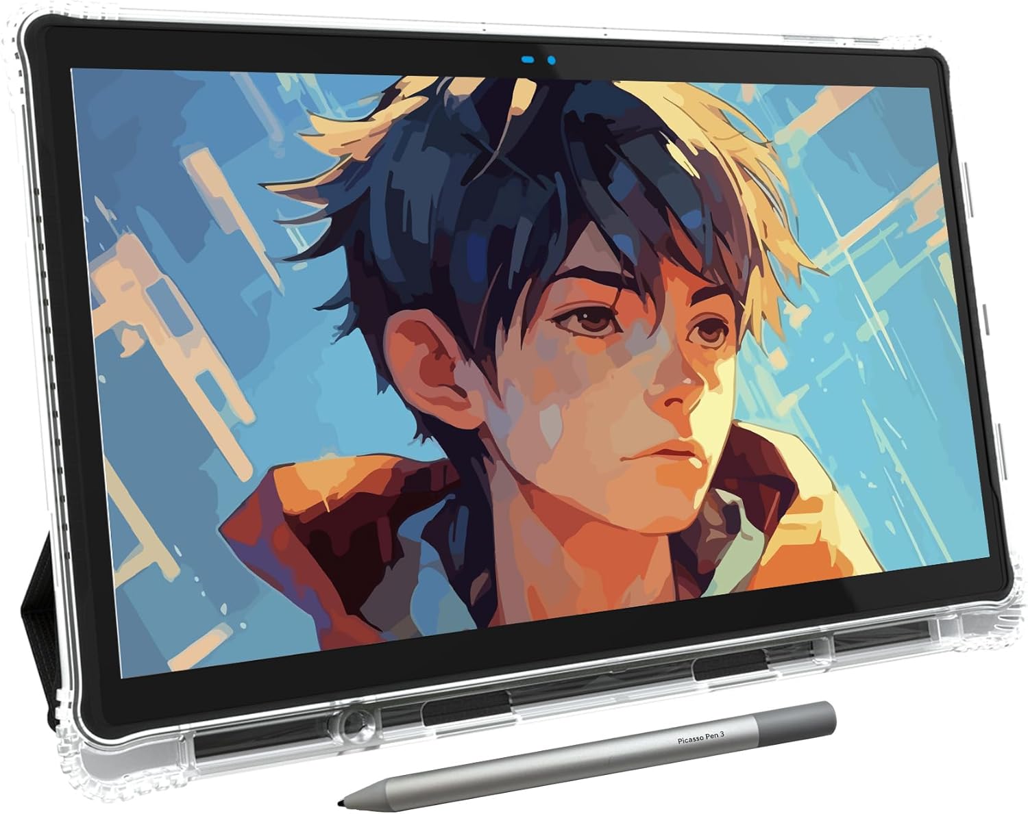 PicassoTab-X11 Standalone Drawing Tablet • No Computer Needed • Pro Drawing Apps & Tutorials • 11" Laminated 2K Screen • 4096 Pressure Stylus Pen