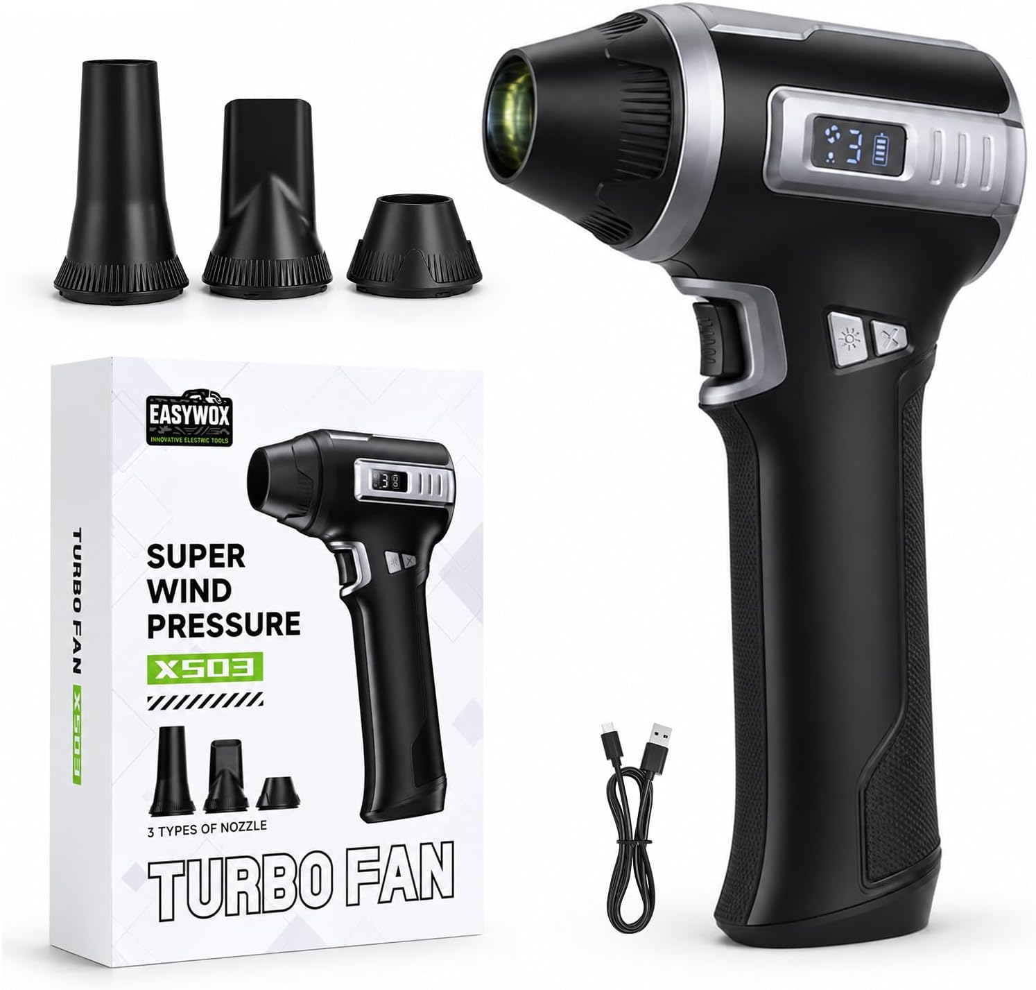 80000 RPM Cordless Car Air Blower