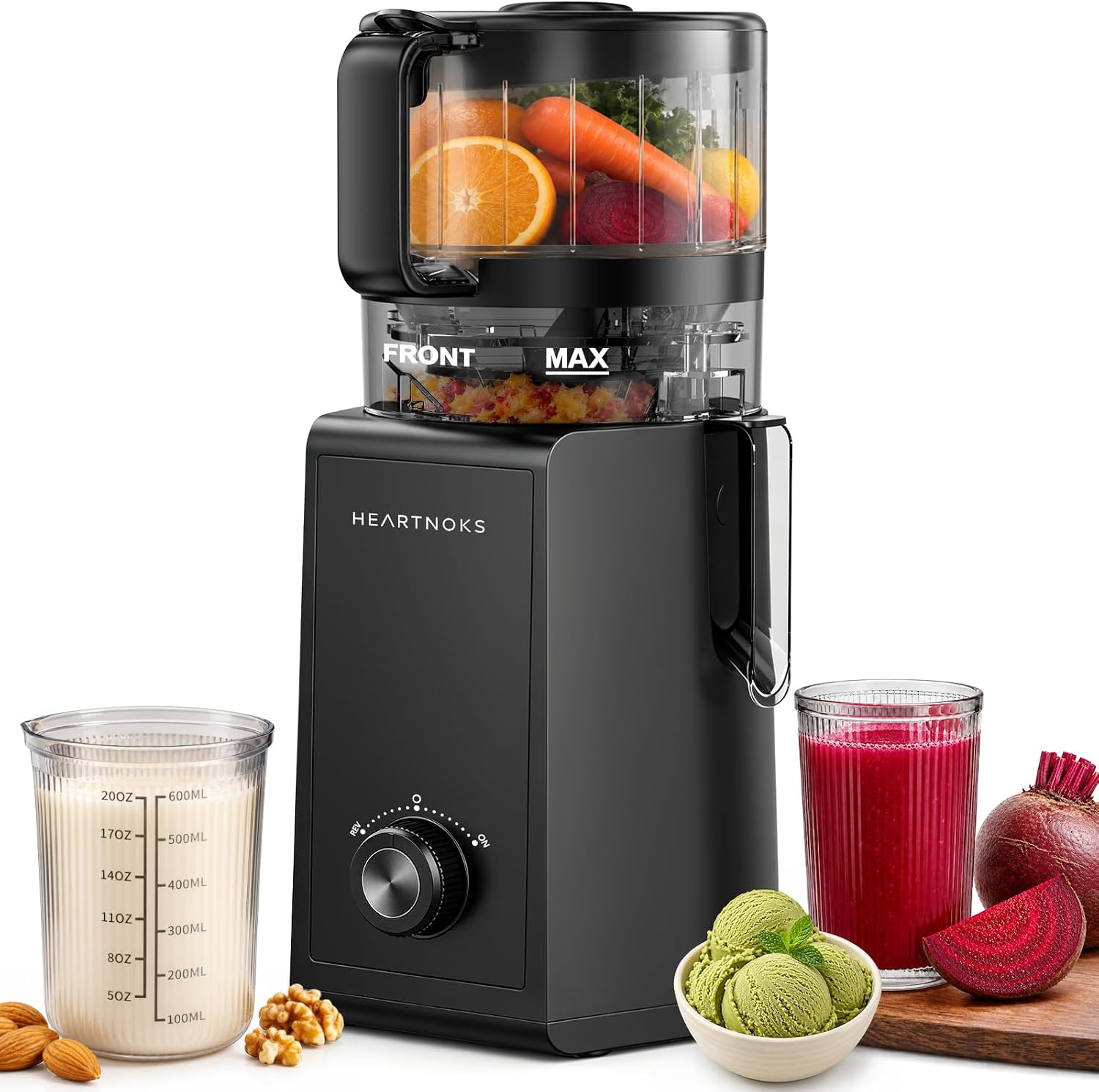 Juicer Machines, 3-in-1 Cold Press Juicer