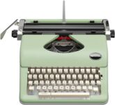 Maplefield Vintage Manual Typewriter – Seafoam Green, Standard 8 x 11