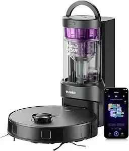 Eureka E20 Robot Vacuum with Bagless Self Emptying Station