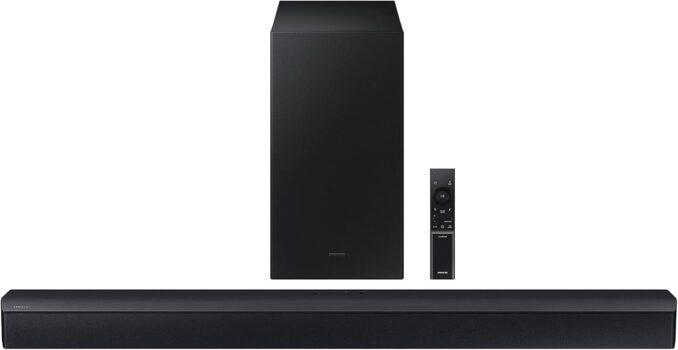 SAMSUNG HW-C450 2.1ch Soundbar w/DTS Virtual X, Subwoofer Included