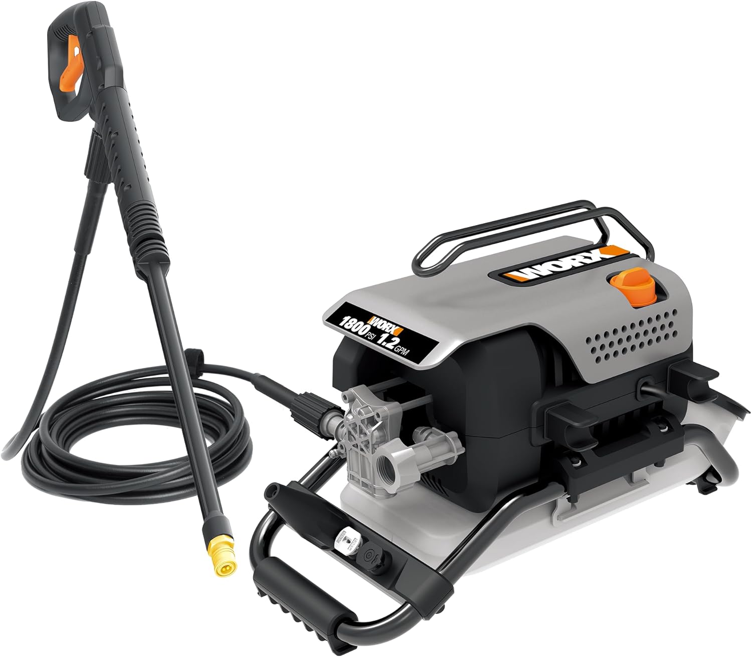 Worx 13 Amp Electric Pressure Washer 1800 PSI with 3 Nozzles – WG605