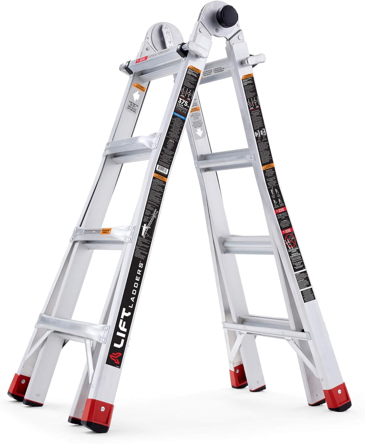 Lift Ladders 5-in-1 Aluminum Multi-Position Ladder, 18 Ft