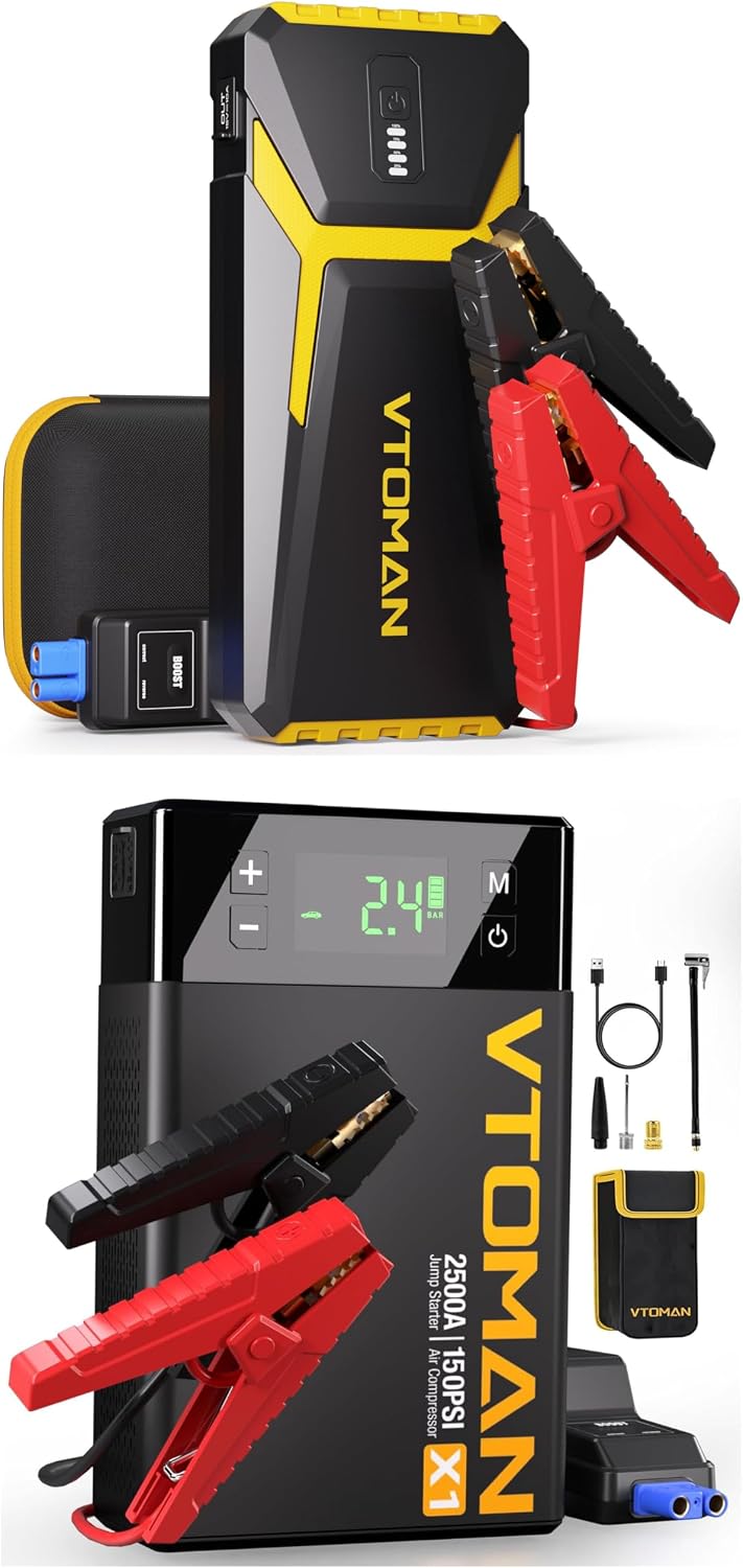 VTOMAN V10 Pro & X1 Jump Starter