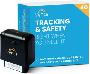 Vyncs – GPS Tracker for Vehicles, [No Monthly Fee], 4G LTE, Vehicle Location, Trip History