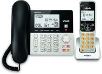 VTech VG208 DECT 6.0 Corded/Cordless Phone for Home with Answering Machine