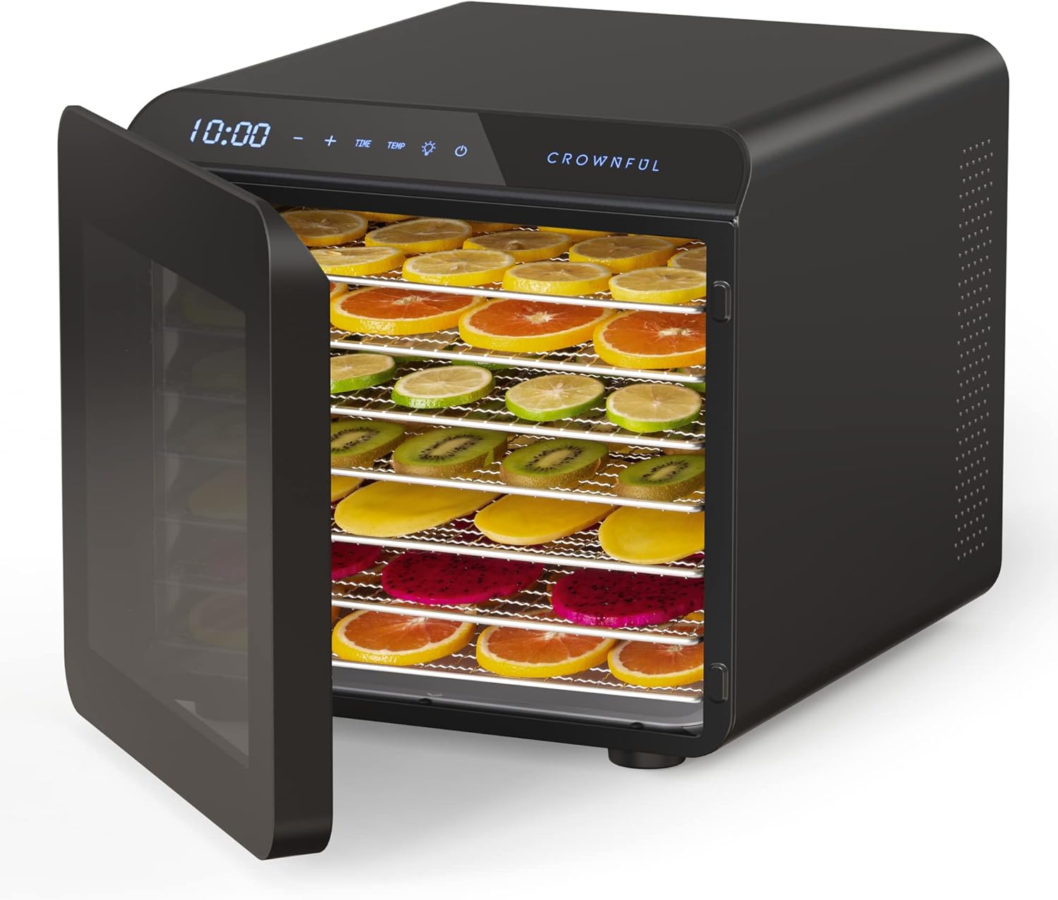 CROWNFUL Food Dehydrator Machine, 7 Stainless Steel Trays