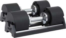 SNODE AD80 Drop Resistance 80 lbs Adjustable Dumbbell Set- Exhaustion Training Weights