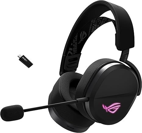 ASUS ROG Pelta Wireless Gaming Headset with Tri-Mode Connection and 70 Hour Battery