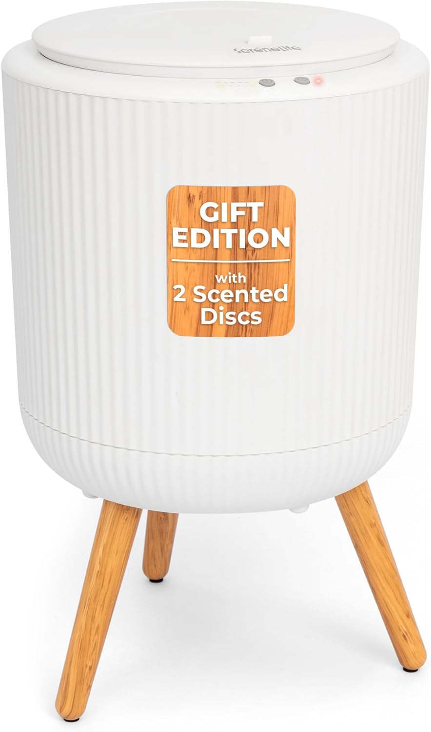 SereneLife Freestanding Towel Warmer Bucket – 18" Hot Towel Warmer
