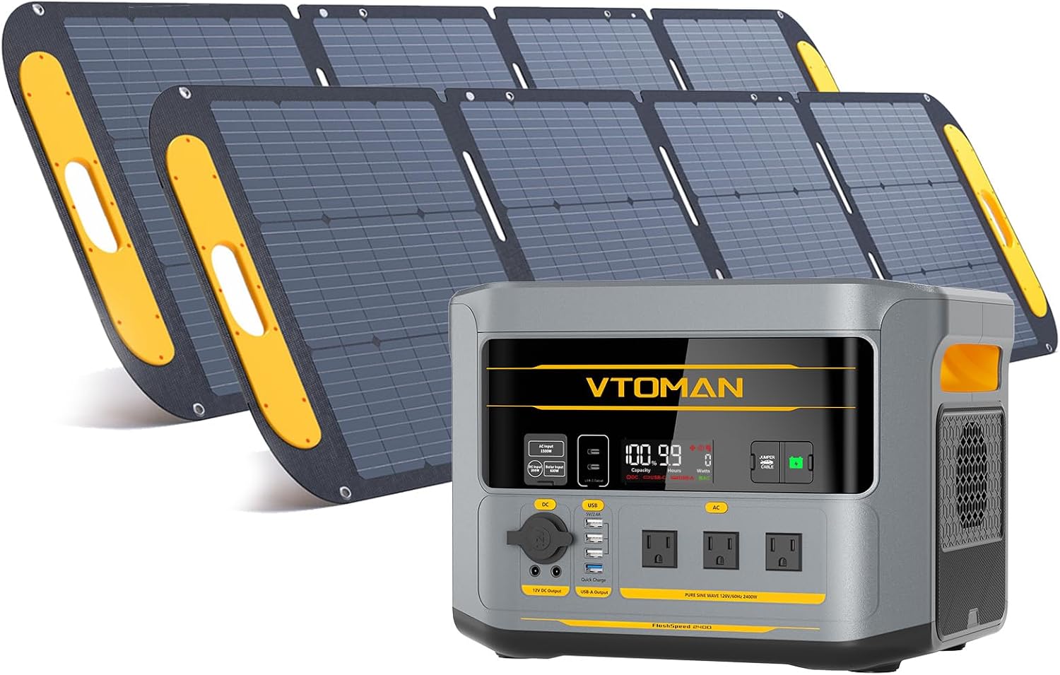 VTOMAN FlashSpeed 2400 Portable Power Station