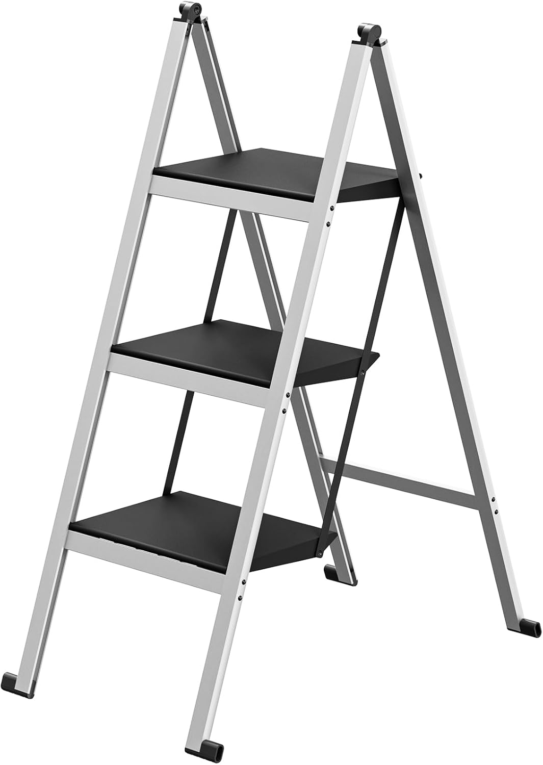 Ainai 3-Step Aluminum Folding Step Ladder