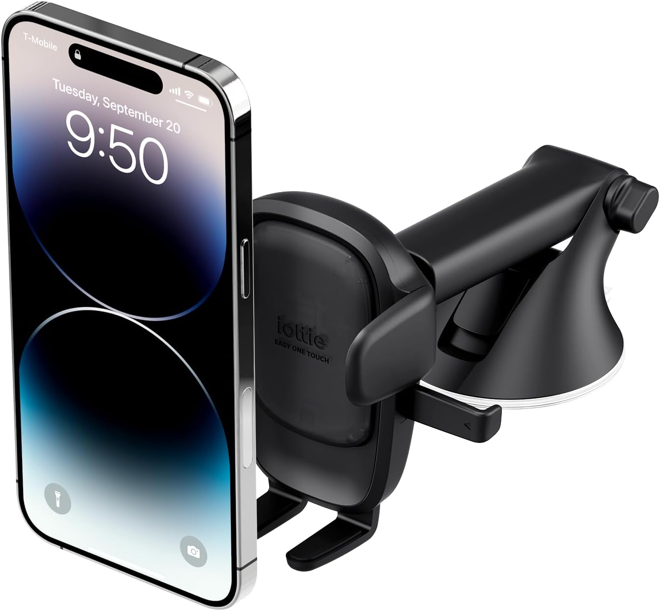 iOttie Easy One Touch Advanced Universal Car Mount Dashboard & Windshield Suction Cup Phone Holder