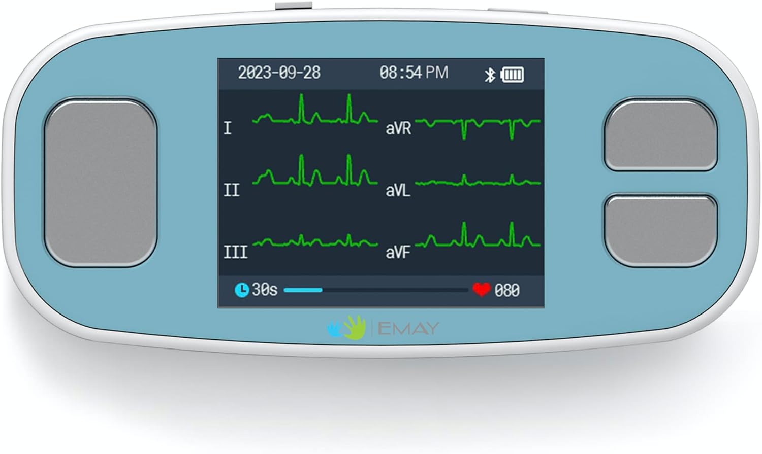 EMAY 6L Portable ECG Monitor | Record ECG and Heart Rate in 6 Channels