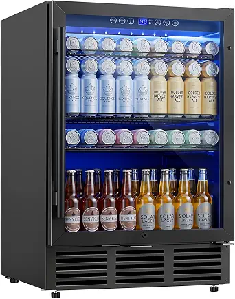 24 Inch Beverage Refrigerator 180 Cans 