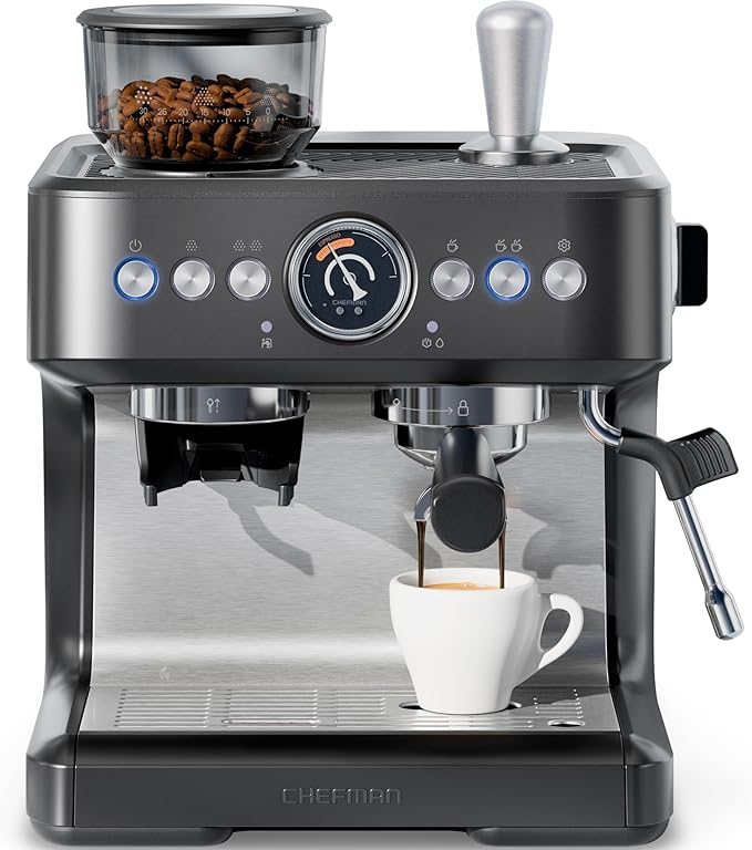 Chefman Crema Deluxe Espresso Machine