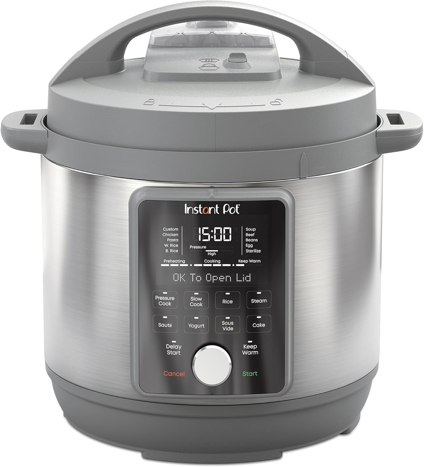 Instant Pot Duo Plus Whisper Quiet 9-in-1 Pressure Cooker, 8 Qt