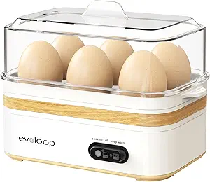 Rapid Egg Cooker Electric 6 Eggs Capacity